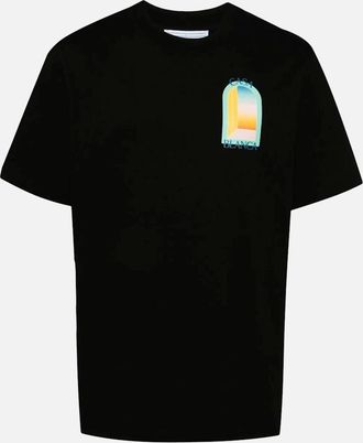 Casablanca Mens Casablanca LArch Colore T-Shirt Black - Size: 38