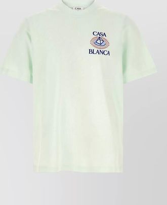 Casablanca logo print t-shirt