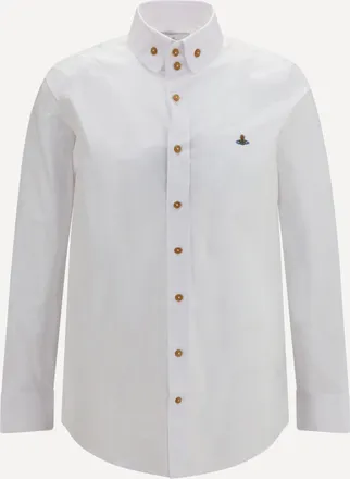 Vivienne Westwood Camicia con ricamo Orb Man 46