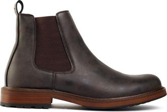 V.Gan Mens Vegan Auber Chelsea Boots - Brown - Size UK 10