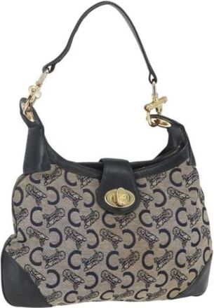 Celine Pre-owned Shoulder Bags, female, Multicolor, Size: ONE SIZE Pre-owned Vintage Leather Shoulder Bag