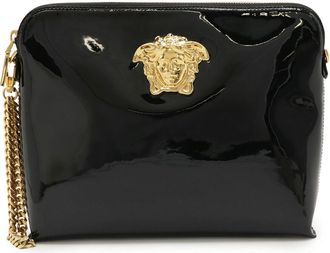 Versace Medusa Patent Leather Clutch Bag