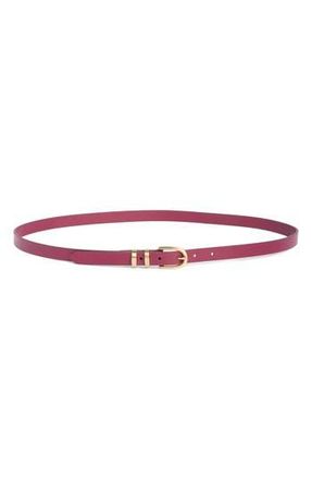 Ted Baker Leather Belt in Mauve at Nordstrom Rack, Size X-Large