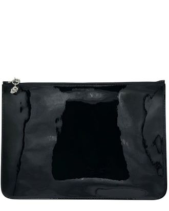 Alexander McQueen Alexander Mcqueen Skull Charm Leather Pouch
