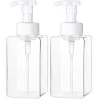 OEM Botellas De Espuma Exprimibles - Ideales Para Oficinas, Restaurantes Y Hogares - Juego De 2, Transparentes - Crezuo