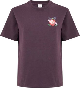 Casablanca Stijlvol T-shirt voor een trendy look - Dames - T-shirts - Paars - XS - Tops