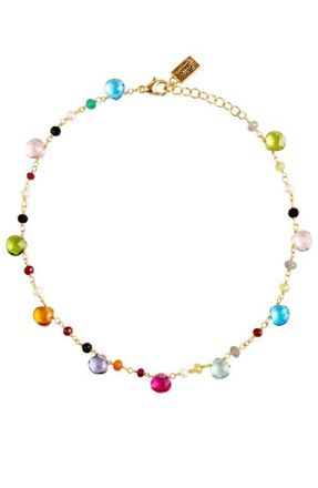 Native Gem Gumdrop Rainbow Gemstone Necklace at Nordstrom
