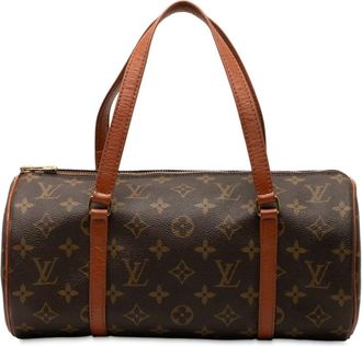 Louis Vuitton Borsa a mano Papillon 30 con monogramma 1988 - Marrone