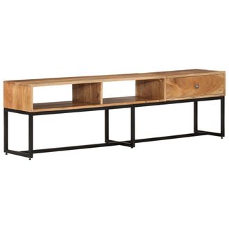 vidaXL Mueble De Tv Madera Maciza De Acacia 160x30x45 Cm Vidaxl