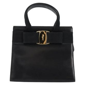 Ferragamo Pre-owned Handbags, female, Black, Size: ONE SIZE Pre-owned Handbag