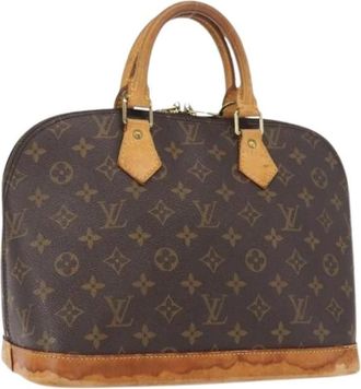 Louis Vuitton Pre-owned Handbags, female, Brown, Size: ONE SIZE Pre-owned Canvas Handbag