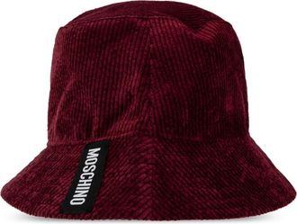 Moschino Accessoires, unisex, Rood, S, Polyester, Omkeerbare Hoed