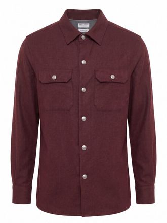 Brunello Cucinelli Virgin Wool Flannel Overshirt