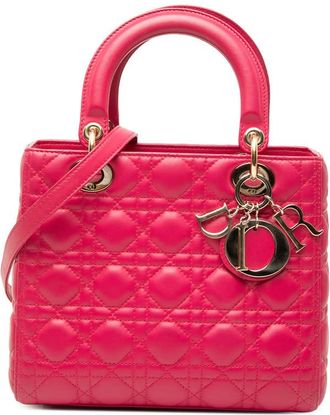 Dior Pre-owned Dior Medium Lambskin Cannage Lady Dior Ladies ULQBD6JJRV5H1S3S