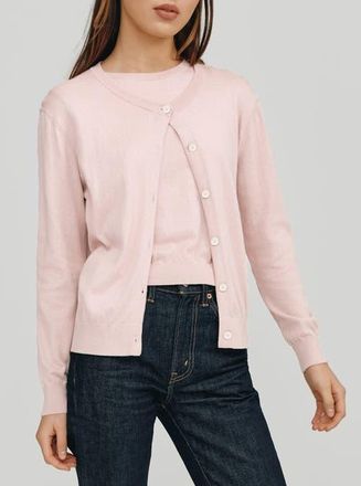 Kathryn McCarron Halle Cardigan in Blush at Nordstrom, Size X-Small