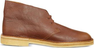 Clarks leather desert boots - unisex - Rubber/Calf Leather/Calf Leather - 7.5 - Brown