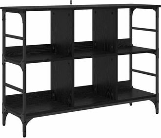 vidaXL Vitrina Negro 102 x 32 x 73.5 cm Madera contrachapada Vidaxl