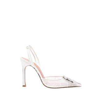 Amina Muaddi Camelia Lace Pump 105 - - Shoes - Donna - Bianco - 38 1/2 EU