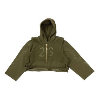 Nike Jordan (WMNS) Jordan x Teyana Taylor Hoodie Rough Green IM6257-326