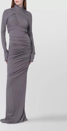 Entire studios long draped floor-length dress