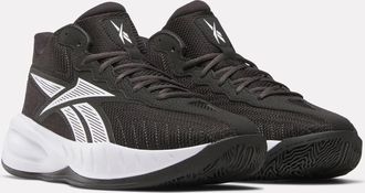 Reebok Basketballschuh REEBOK REEBOK PRESS, Gr. 36,5, core schwarz, wei&szlig;, washed schwarz, Schuhe Basketballschuh