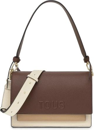 Tous Audree Saffiano - Dames - Handtassen - Bruin - ONE Size - Polyester - Tassen