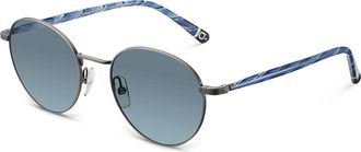Etnia Barcelona Illes Formigues Polarized SLBL Mens Sunglasses Silver Size 52