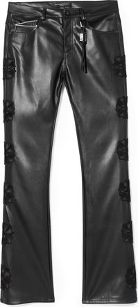 Cult of Individuality Cults Lenny Bootcut 603 Jeans in Black Faux Leather