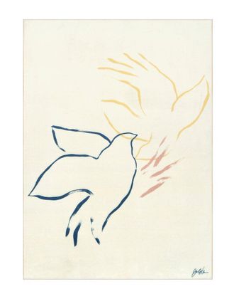 Empire Art Direct Abstract Flock Hand Washable Art Area Rug