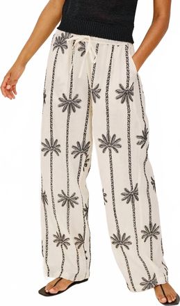 Rails Emmie Pant In Embroidered Palms