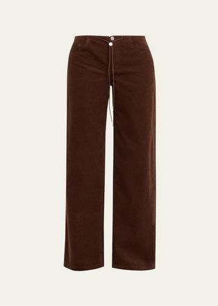 Still Here Cool Low-Rise Corduroy Jeans