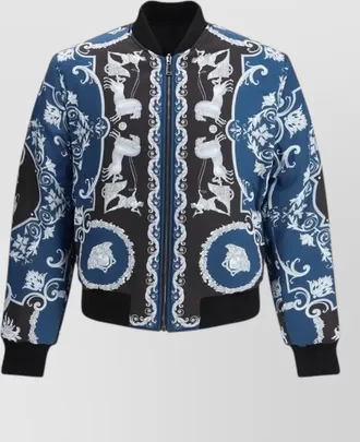 Versace polyamide bomber jacket
