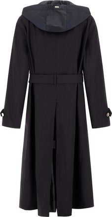 Herno Womens Trench Coat Navy Blue & Raincoats
