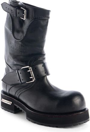 Balenciaga Venom Engineer Boot in Black/Silver at Nordstrom, Size 11Us