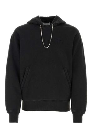 AMBUSH Black Embroidered Logo Sweatshirt
