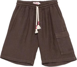 MC2 Saint Barth Marseille shorts - men - Linen/Flax - M - Brown