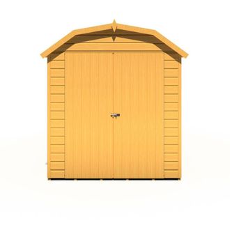 Shires Barn 10x6 DD Premium Sheds - L197.8 x W311.4 x H212.8 cm in Brown