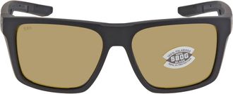 Costa LIDO Sunrise Silver Mirror Polarized Glass Mens Sunglasses 6S9104 910403 57