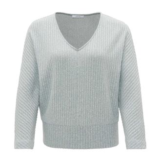 OPUS V-neck Pullover - Dames - Truien - Grijs - Maat: XL Viscose
