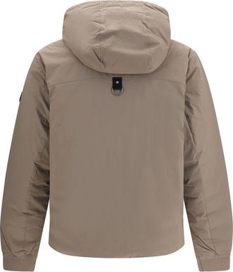 Moose Knuckles Mens Beige Nylon Full-Length Jacket Clothing