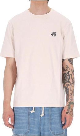 Maison Kitsun&eacute; T-shirt Comfort - Heren - T-shirts - Roze - XL - Katoen - Tops