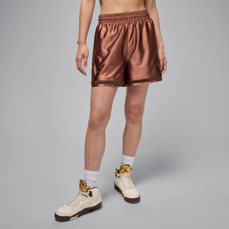 Nike Jordan Womens Jordan Sport Dri-FIT 4 Diamond Shorts in Brown | HQ8908-219