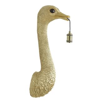 Light & Living Aplique De Pared - Ostrich - Dorado - Pl&aacute;stico - - Light&living