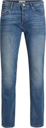 Jack & Jones JJItim Slim-fit Jeans - Heren - Slim Fit Jeans - Blauw - W34 L32 - Katoen - Jeans