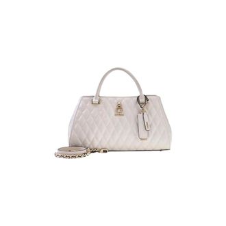 Guess Tamara Girlfriend Satchel - Dames - Tassen - Beige - Maat: ONE Size