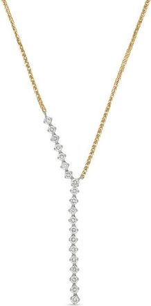 Bony Levy 18K Gold Liora Diamond Y-Necklace in 18Kw Yellow Gold at Nordstrom