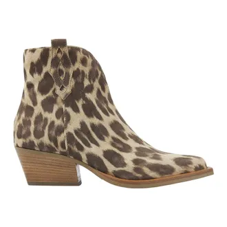VIA VAI Schoenen, Dames, Bruin, 39 EU, Leer, Do Gemma Enkellaarsjes