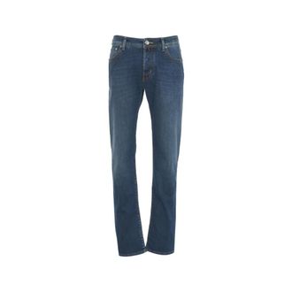 Jacob Cohen Jeans Slim Fit Bard con Dettagli Logo - - Jeans - Uomo - Blu - W36