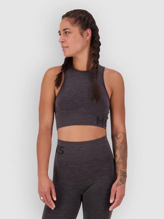 Mons Royale Solace Merino Seamless Tank Top grau