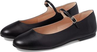 French Sole Lacey Womens Flat Shoes Black : 7.5 M, Leather